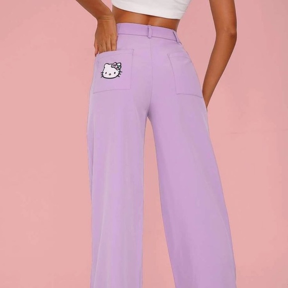 Ahein x Hello Kitty and Friends Purple Pants - Picture 1 of 5